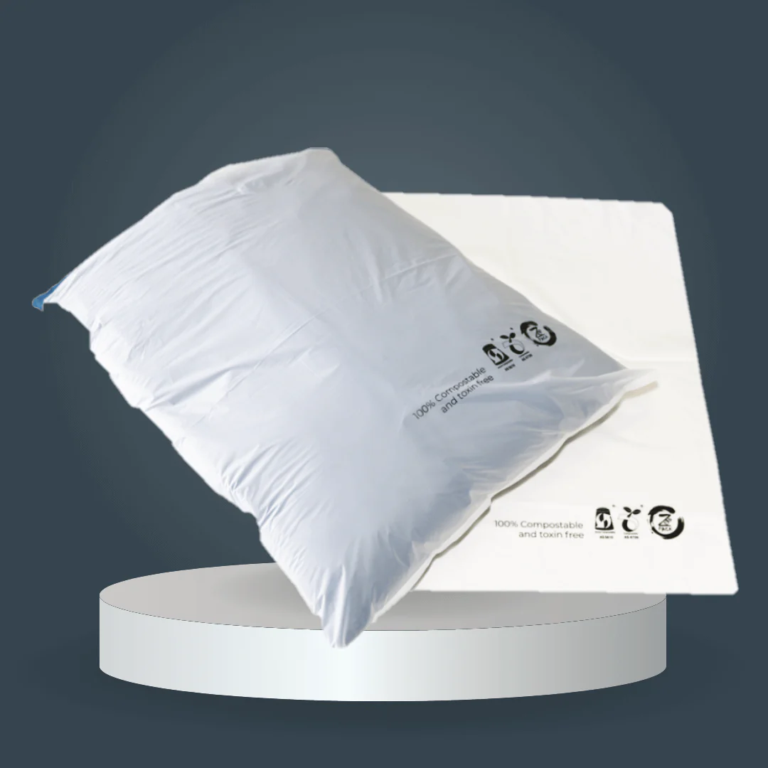 Flipside Distribution custom compostable mailer