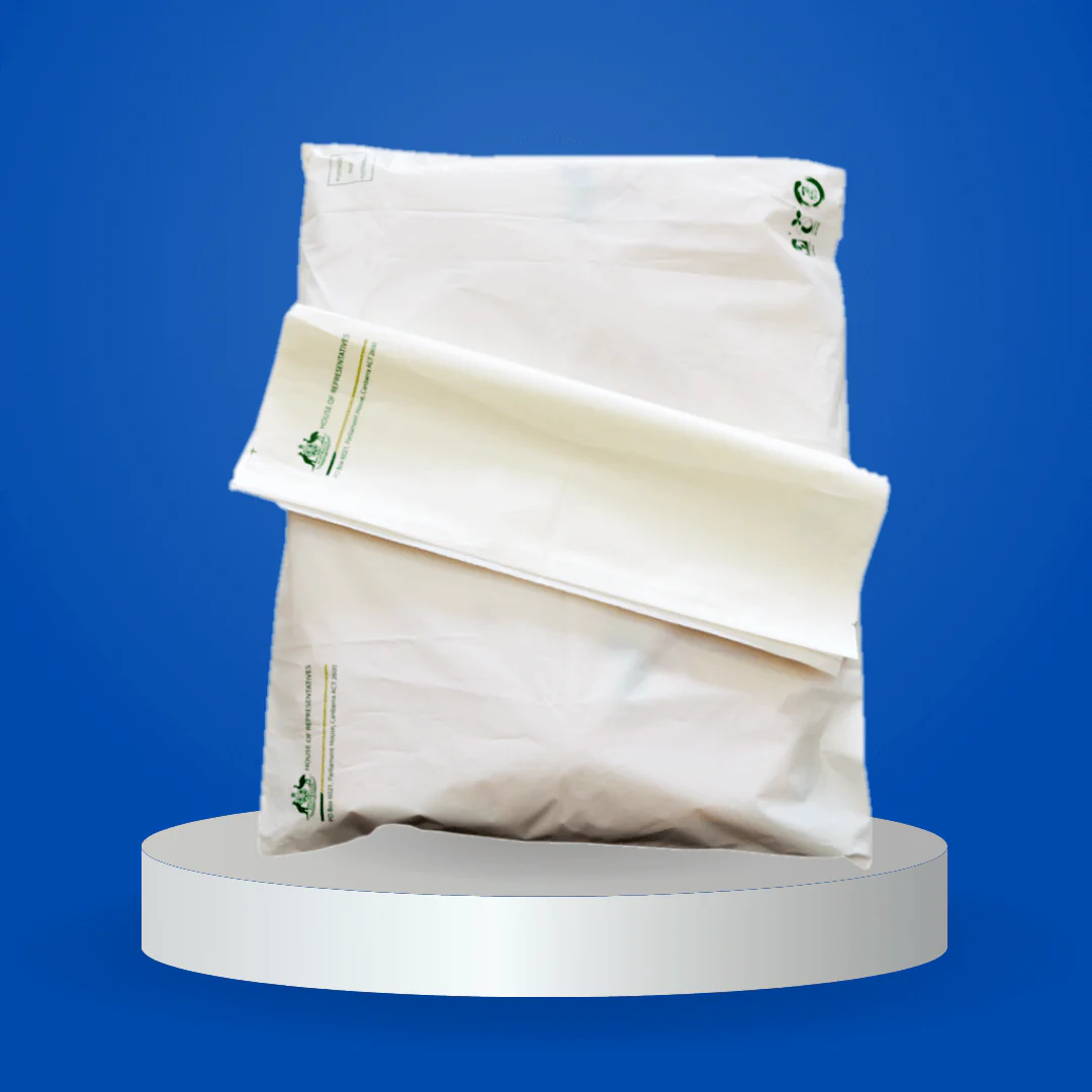 Australian Parliament House custom compostable mailer