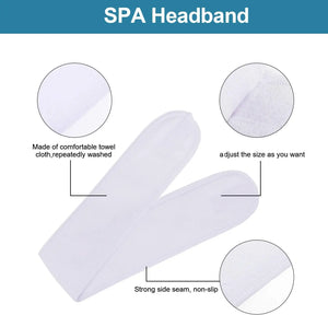 Zero Waste Co - 100% Biodegradable Bamboo and Cotton Reusable Makeup Headband